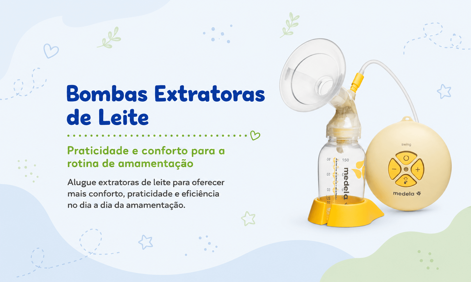 Bombas extratoras de leite